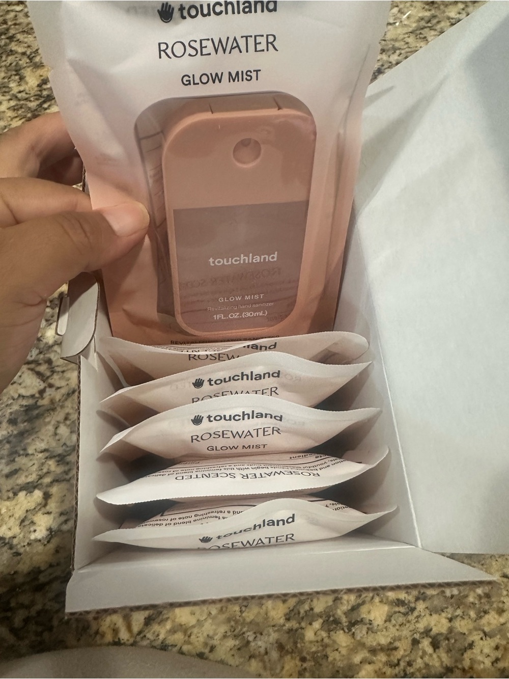 Rosewater Glow Mist Hand Sanitizer - set of 10